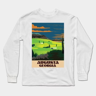 Augusta Georgia Golf sport poster Long Sleeve T-Shirt